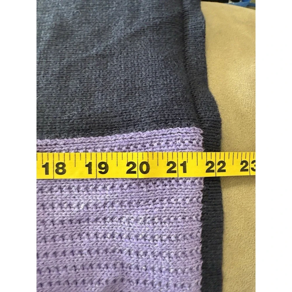 Vintage Christopher & Banks L Multicolor Patchwork Color‎ Block Cardigan Sweater